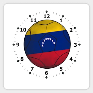 venezuelan flag clock Magnet